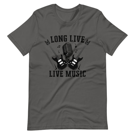 Long Live Live Music t-shirt